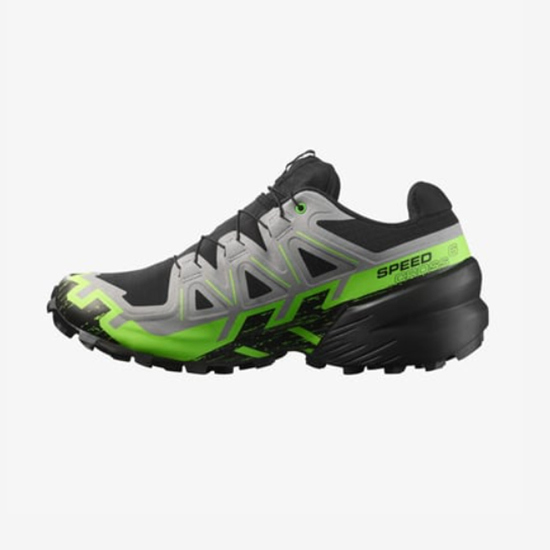 SALOMON m trail copati  477650 SPEEDCROSS 6 GTX black/green gecko
