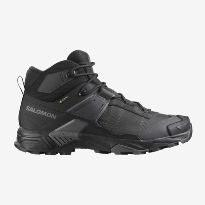SALOMON m pohodni čevlji 477542 X ULTRA 5 MID GTX black/asphalt/castlerock