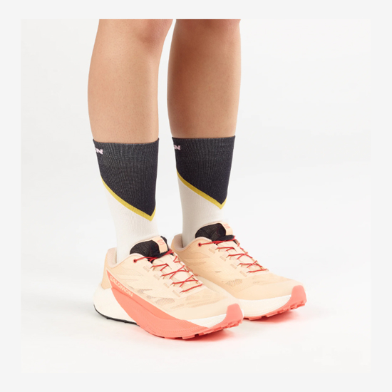 SALOMON ž trail copati 479737 PULSAR tender peach/vanilla ice/fusion coral