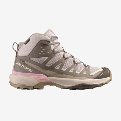 SALOMON ž pohodni čevlji 479820 X ULTRA 360 MID GTX iron/hused violet/transparent yellow