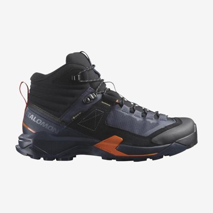 SALOMON m pohodni čevlji 476865 X ULTRA ALPINE GTX blue nights/black/red orange