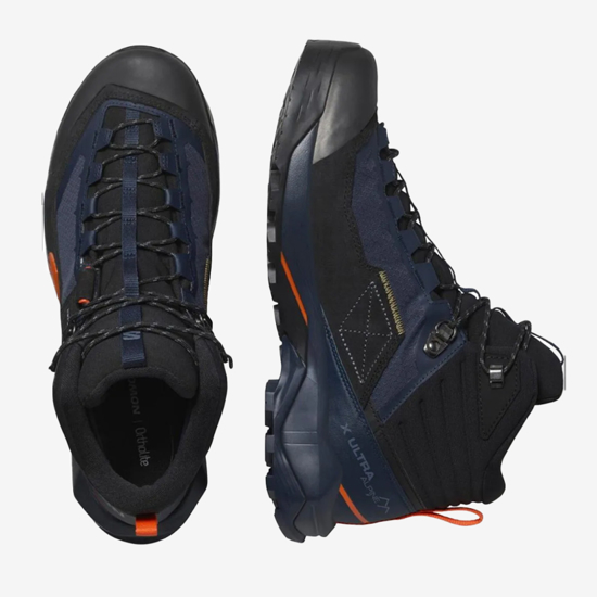 SALOMON m pohodni čevlji 476865 X ULTRA ALPINE GTX blue nights/black/red orange