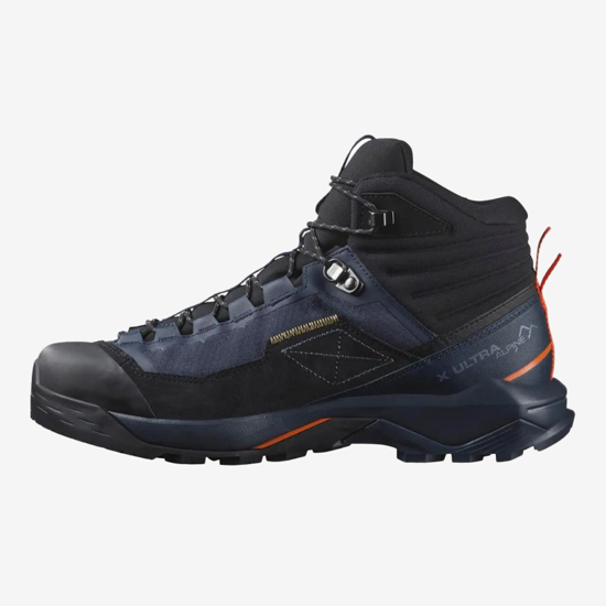 SALOMON m pohodni čevlji 476865 X ULTRA ALPINE GTX blue nights/black/red orange