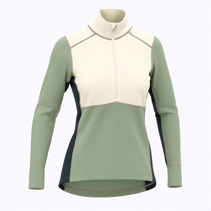 DEVOLD ž perilo majica 245 244 010 LAUPAREN MERINO 190 ZIP fog 