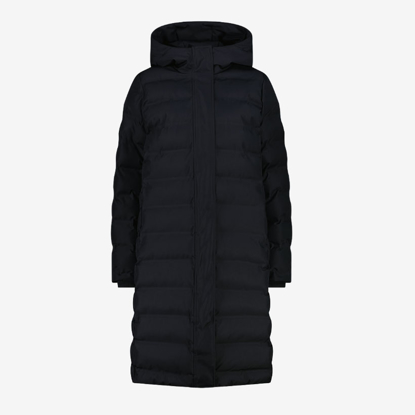 CMP ž plašč 35K3676 U901 LONG PADDED DOWN JACKET WITH HOOD nero