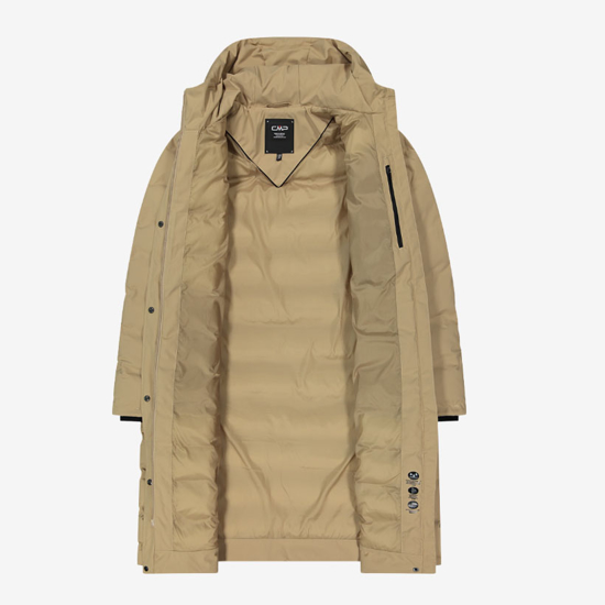 CMP ž plašč 35K3676 P405 LONG PADDED DOWN JACKET WITH HOOD cookie