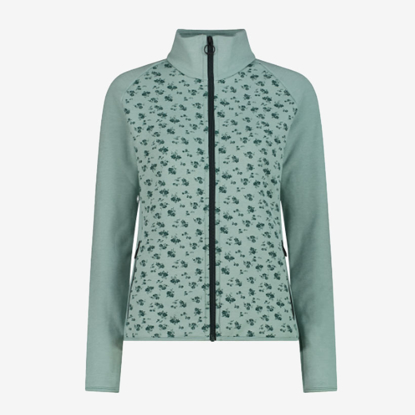 CMP ž jopica 35E4156 36ZU STRETCH PERFORMANCE FLEECE SWEATSHIRT jade melange trek green