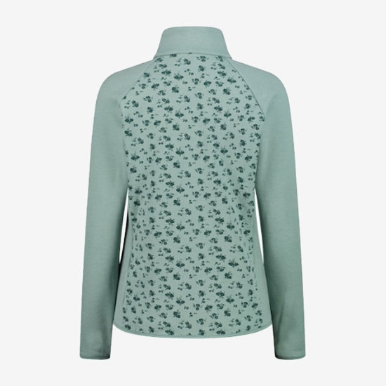 CMP ž jopica 35E4156 36ZU STRETCH PERFORMANCE FLEECE SWEATSHIRT jade melange trek green
