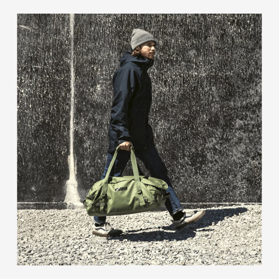 THULE torba 808396 CHASM DUFFEL olivine green 40L