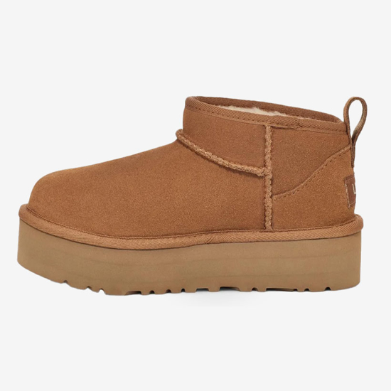 UGG otr škornji 1157791K KIDS CLASSIC ULTRA MINI PLATFORM chestnut