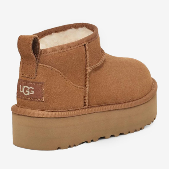 UGG otr škornji 1157791K KIDS CLASSIC ULTRA MINI PLATFORM chestnut