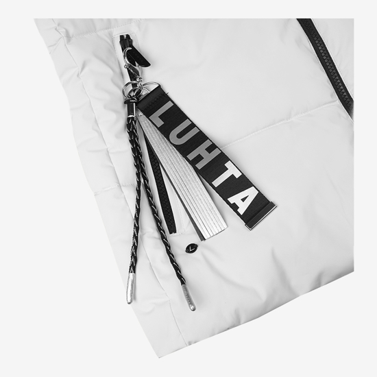 LUHTA ž bunda 8 38410361L 010 EIRIKEN white