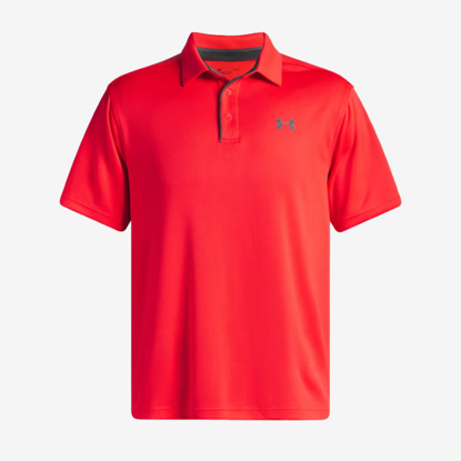 UNDER ARMOUR m golf majica 1290140-714 TECH POLO racer red pitch gray