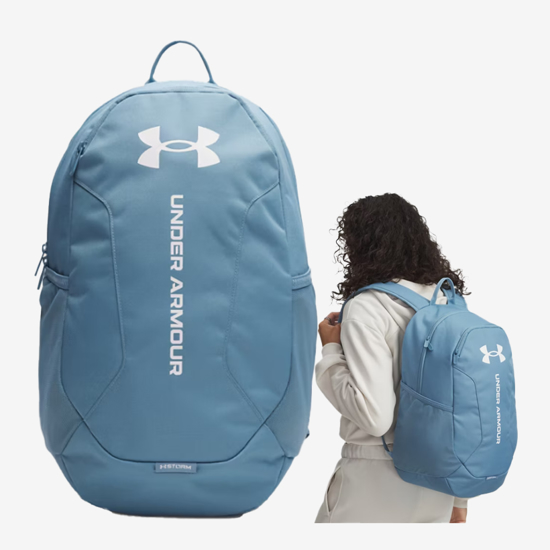 UNDER ARMOUR nahrbtnik 6000399-418 HUSTLE LITE blue smoke white
