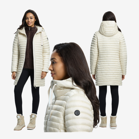 LUHTA ž plašč  6 38424424L 021 HIETOIS beige