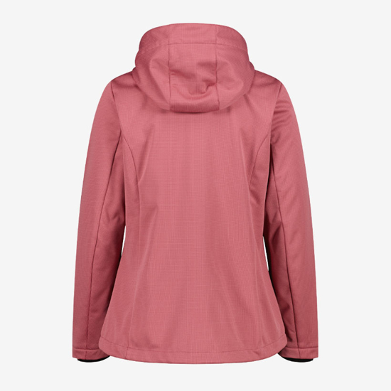 CMP ž softshell 35A1516 B709 JACKET WITH DETACHABLE HOOD peony