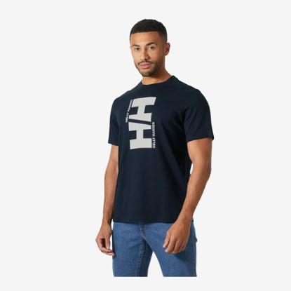 HELLY HANSEN m majica 54599 599 CORE GRAPHIC T-SHIRT 2.0 navy