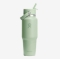 HYDRO FLASK 32 oz WIDE MOUTH TRAVEL BOTTLE WITH FLEX STRAW CAP aloe