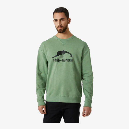 HELLY HANSEN m pulover 53891 408 YU CREW SWEATER 2.0 jade