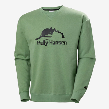 HELLY HANSEN m pulover 53891 408 YU CREW SWEATER 2.0 jade