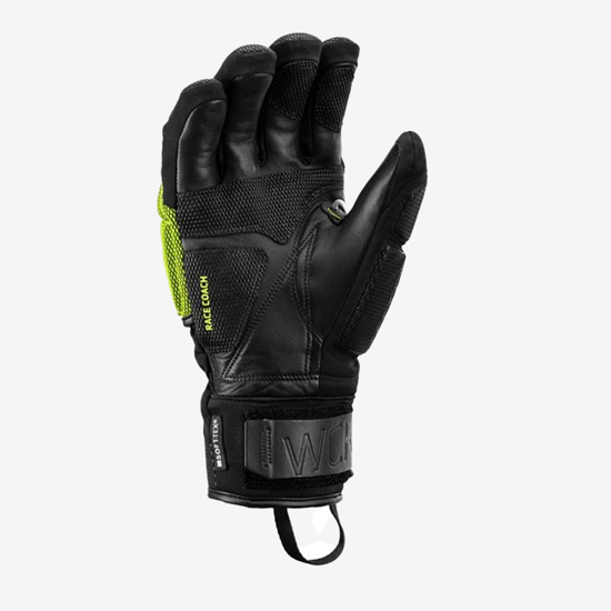 LEKI odr smučarske rokavice 654803301 WCR COACH 3D black lemon