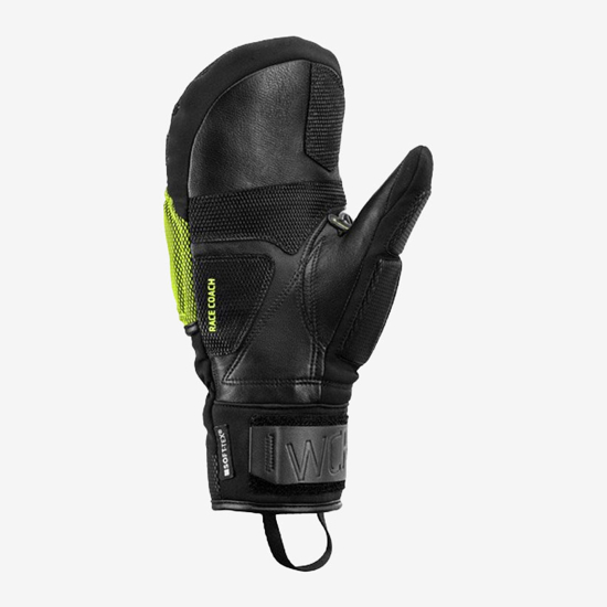 LEKI odr smučarske rokavice 654803601 WCR COACH 3D MITT black lemon