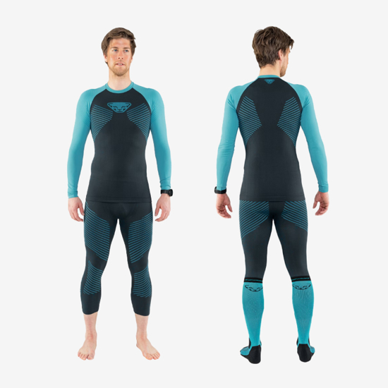 DYNAFIT m perilo 71056 8071 DRYARN LONG SLEEVE SHIRT storm blue