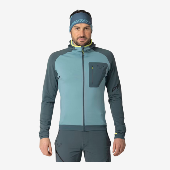 DYNAFIT m jopica 71122 3161 RADICAL POLARTEC® HOODED JACKET smoke blue