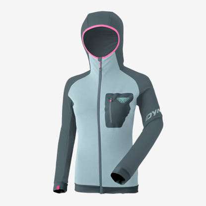DYNAFIT ž jopica 71123 3181 RADICAL POLARTEC® HOODED JACKET cloud blue