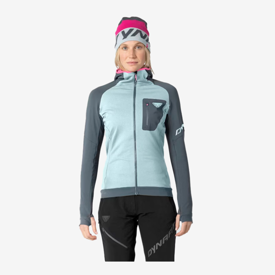 DYNAFIT ž jopica 71123 3181 RADICAL POLARTEC® HOODED JACKET cloud blue