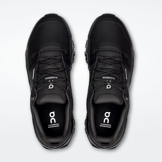 ON m trail copati 3MF10251043 CLOUDROCK LOW WATERPROOF black black