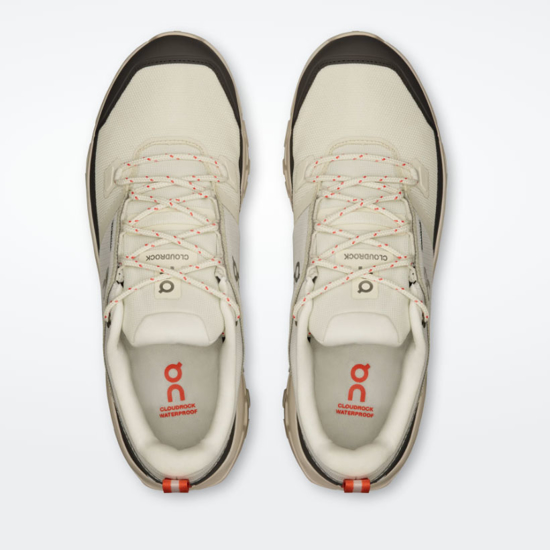 ON m trail copati 3MF10253334 CLOUDROCK LOW WATERPROOF ivory ivory