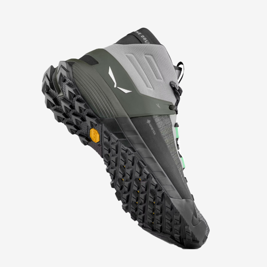 SALEWA m pohodni čevlji 61453 0543 WILDFIRE NXT MID GORETEX® alloy dark olive