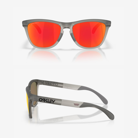 OAKLEY sončna očala 9503-01 FROGSKINS RANGE XL Matte Grey Smoke Grey Ink Prizm Ruby