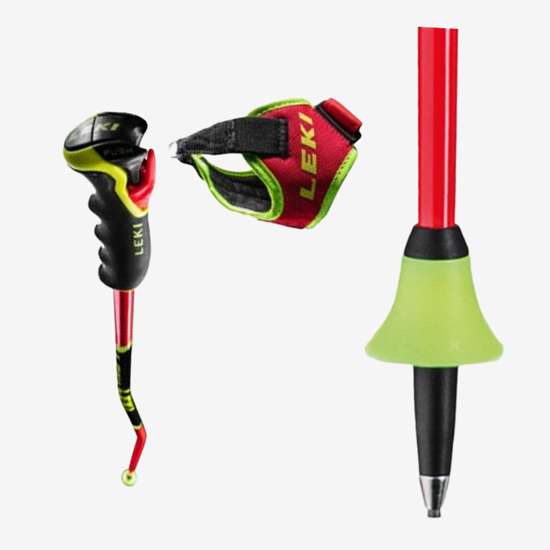 LEKI odr smučarske palice 65267761 WCR TBS GS 3D red black