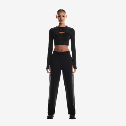 On ž hlače 1WF30390553 FOCUS TECH SWEATPANTS black