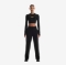On ž hlače FOCUS TECH SWEATPANTS black