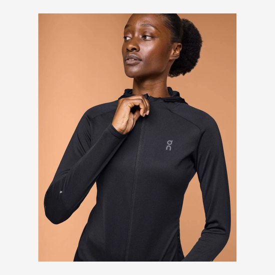 ON ž jopica 1WE10330553 CLIMATE ZIP HOODIE black