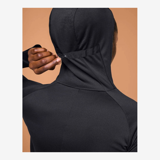 ON ž jopica 1WE10330553 CLIMATE ZIP HOODIE black