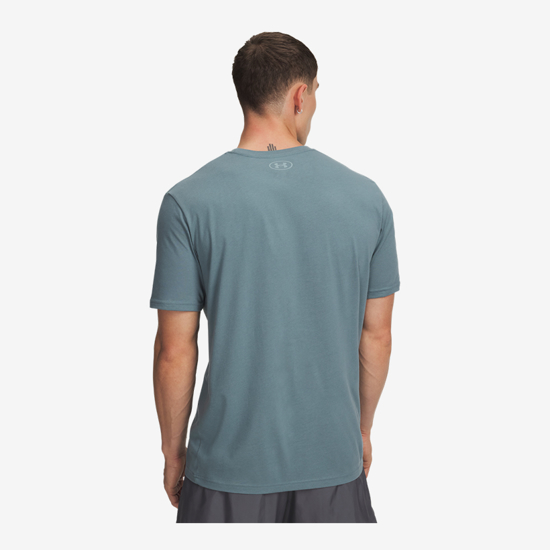 UNDER ARMOUR m majica 1326799-587  UA LEFT CHEST LOGO SHORT SLEEVE jasper blue squad orange