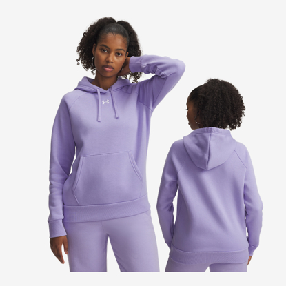 UNDER ARMOUR ž kapucar 1379500-538 RIVAL FLEECE transparent white