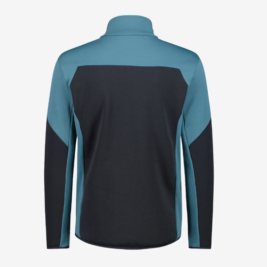 CMP m jopica 35E0477 L812 COLOUR-BLOCK FLEECE IN GRID TECH FABRIC nilo