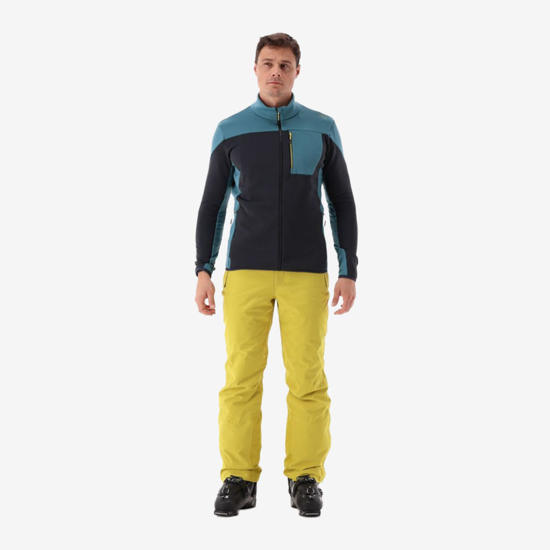 CMP m jopica 35E0477 L812 COLOUR-BLOCK FLEECE IN GRID TECH FABRIC nilo