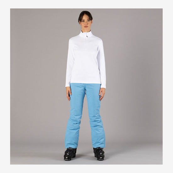 CMP ž puli 34L4226 A001 STRETCH TURTLENECK WITH JACQUARD PRINT white
