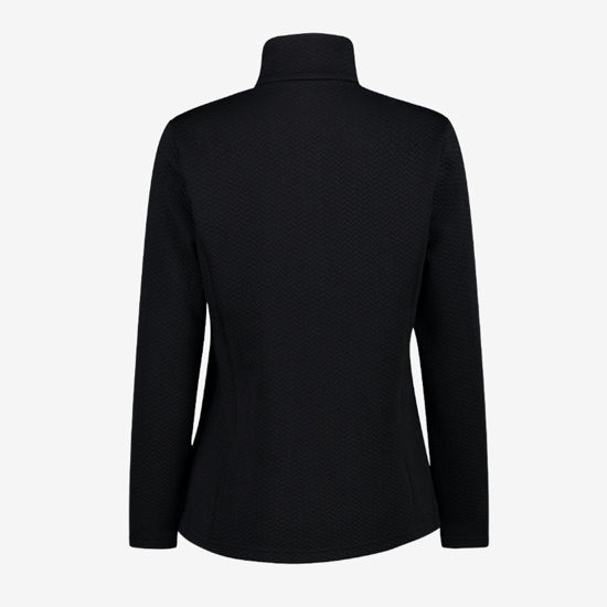 CMP ž puli 34L4226 U901 STRETCH TURTLENECK WITH JACQUARD PRINT black