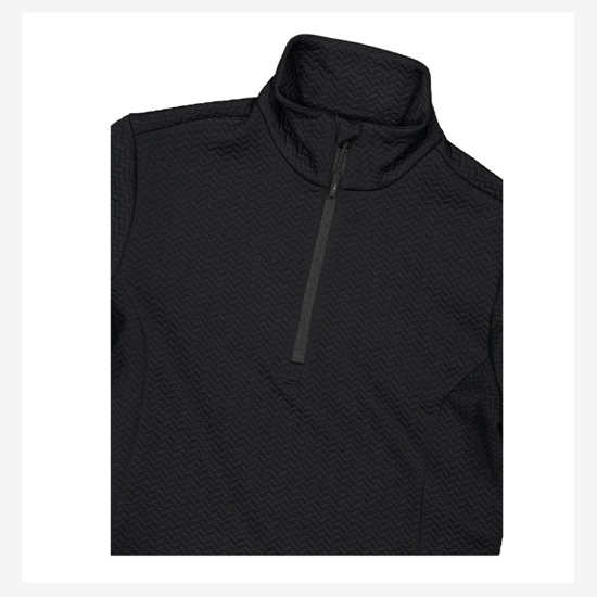 CMP ž puli 34L4226 U901 STRETCH TURTLENECK WITH JACQUARD PRINT black