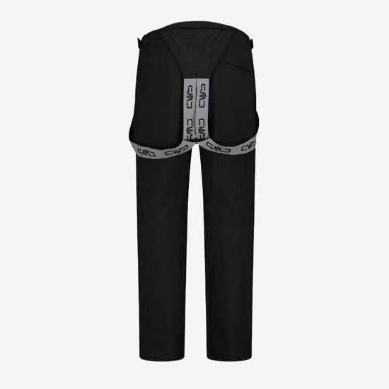 CMP m smučarske hlače 3W17397N 90BG SKI SALOPETTES WHITE REMOVABLE STRAPS nero