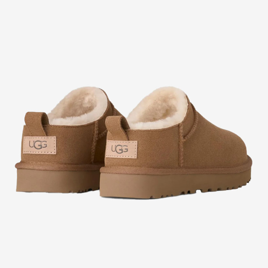 UGG ž natikači 1173891 CLASSIC MICRO chestnut