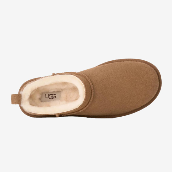 UGG ž natikači 1173891 CLASSIC MICRO chestnut