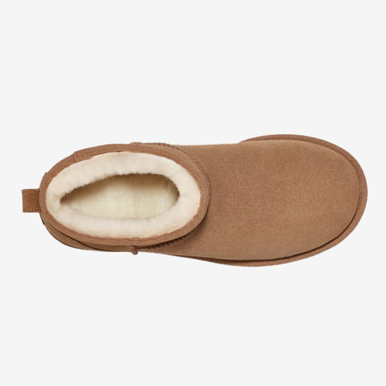 UGG ž škornji 1135092 CLASSIC ULTRA MINI PLATFORM chestnut